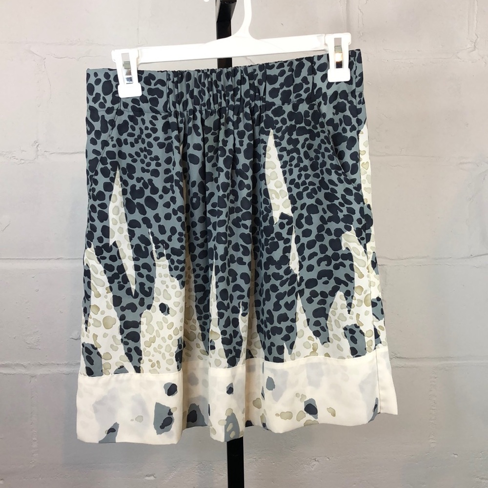 CAbi Bella Leopard Print Skirt